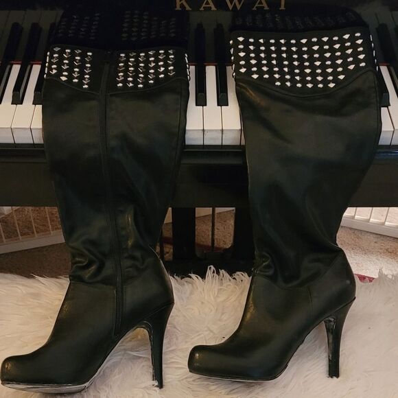 BCBG GENERATION KNEE HIGH STUDDED BOOT - Picture 6 of 9